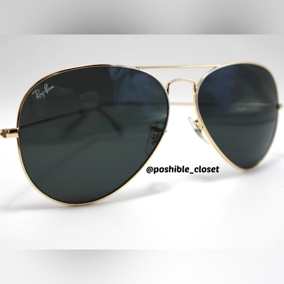 RayBan Model Display RB3025 Aviator Black Lenses main image 11